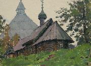 unknow artist Saint Dmitry Solunsky Church in Old Ladoga oil painting picture wholesale